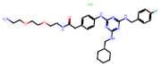 N-(2-(2-(2-Aminoethoxy)ethoxy)ethyl)-2-(4-((4-((cyclohexylmethyl)amino)-6-((4-fluorobenzyl)amino)-…