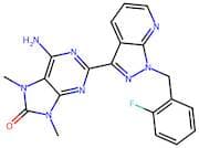 6-Amino-2-(1-(2-fluorobenzyl)-1H-pyrazolo[3,4-b]pyridin-3-yl)-7,9-dimethyl-7,9-dihydro-8H-purin-8-…