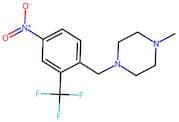 1-Methyl-4-(4-nitro-2-(trifluoromethyl)benzyl)piperazine