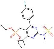 Diethyl ((4-(4-fluorophenyl)-6-isopropyl-2-(N-methylmethylsulfonamido)pyrimidin-5-yl)methyl)phosph…