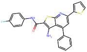 3-Amino-N-(4-fluorophenyl)-4-phenyl-6-(thiophen-2-yl)thieno[2,3-b]pyridine-2-carboxamide