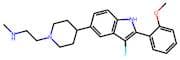 2-(4-(3-Fluoro-2-(2-methoxyphenyl)-1H-indol-5-yl)piperidin-1-yl)-N-methylethan-1-amine