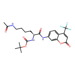 tert-Butyl (S)-(6-acetamido-1-oxo-1-((2-oxo-4-(trifluoromethyl)-2H-chromen-7-yl)amino)hexan-2-yl)c…