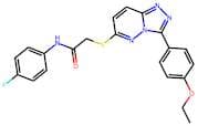 2-((3-(4-Ethoxyphenyl)-[1,2,4]triazolo[4,3-b]pyridazin-6-yl)thio)-N-(4-fluorophenyl)acetamide