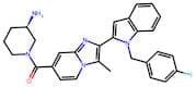 (R)-(3-Aminopiperidin-1-yl)(2-(1-(4-fluorobenzyl)-1H-indol-2-yl)-3-methylimidazo[1,2-a]pyridin-7-y…