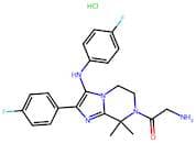 2-Amino-1-(2-(4-fluorophenyl)-3-((4-fluorophenyl)amino)-8,8-dimethyl-5,6-dihydroimidazo[1,2-a]pyra…