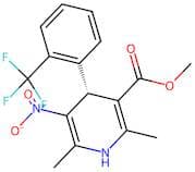 Methyl (R)-2,6-dimethyl-5-nitro-4-(2-(trifluoromethyl)phenyl)-1,4-dihydropyridine-3-carboxylate