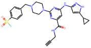 4-((4-(4-((5-Cyclopropyl-1H-pyrazol-3-yl)amino)-6-(prop-2-yn-1-ylcarbamoyl)pyrimidin-2-yl)piperazi…