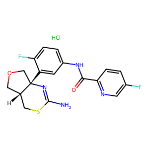 N-(3-((4aS,7aS)-2-Amino-4a,5,7,7a-tetrahydro-4H-furo[3,4-d][1,3]thiazin-7a-yl)-4-fluorophenyl)-5-f…
