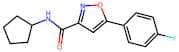 N-Cyclopentyl-5-(4-fluorophenyl)isoxazole-3-carboxamide