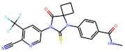 4-(7-(6-Cyano-5-(trifluoromethyl)pyridin-3-yl)-8-oxo-6-thioxo-5,7-diazaspiro[3.4]octan-5-yl)-N-met…