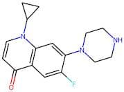 1-Cyclopropyl-6-fluoro-7-(piperazin-1-yl)quinolin-4(1H)-one