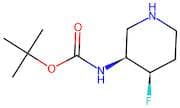 tert-Butyl ((3S,4R)-rel-4-fluoropiperidin-3-yl)carbamate