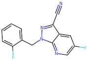 5-Fluoro-1-(2-fluorobenzyl)-1H-pyrazolo[3,4-b]pyridine-3-carbonitrile