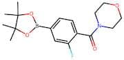 (2-Fluoro-4-(4,4,5,5-tetramethyl-1,3,2-dioxaborolan-2-yl)phenyl)(morpholino)methanone