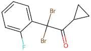 2,2-Dibromo-1-cyclopropyl-2-(2-fluorophenyl)ethanone