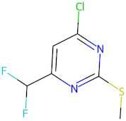 4-Chloro-6-(difluoromethyl)-2-(methylthio)pyrimidine