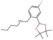 N-(4-Fluoro-2-(4,4,5,5-tetramethyl-1,3,2-dioxaborolan-2-yl)benzyl)butan-1-amine