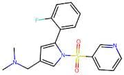 1-(5-(2-Fluorophenyl)-1-(pyridin-3-ylsulfonyl)-1H-pyrrol-3-yl)-N,N-dimethylmethanamine
