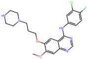N-(3-Chloro-4-fluorophenyl)-7-methoxy-6-(3-(piperazin-1-yl)propoxy)quinazolin-4-amine