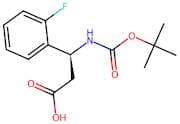 (S)-3-((tert-Butoxycarbonyl)amino)-3-(2-fluorophenyl)propanoic acid
