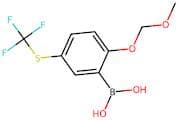 (2-(Methoxymethoxy)-5-((trifluoromethyl)thio)phenyl)boronic acid