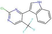 3-(2-Chloro-5-(trifluoromethyl)pyrimidin-4-yl)-1H-indole