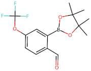 2-(4,4,5,5-Tetramethyl-1,3,2-dioxaborolan-2-yl)-4-(trifluoromethoxy)benzaldehyde