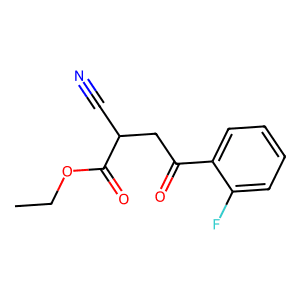 Ethyl 2-cyano-4-(2-fluorophenyl)-4-oxobutanoate