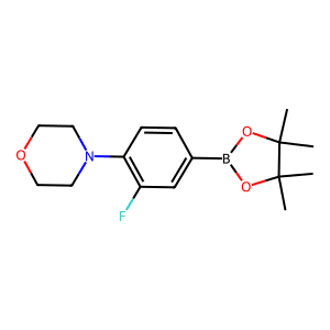 4-(2-Fluoro-4-(4,4,5,5-tetramethyl-1,3,2-dioxaborolan-2-yl)phenyl)morpholine