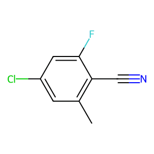 4-Chloro-2-fluoro-6-methylbenzonitrile