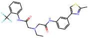2-(Ethyl(2-((3-(2-methylthiazol-4-yl)phenyl)amino)-2-oxoethyl)amino)-N-(2-(trifluoromethyl)phenyl)…
