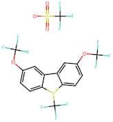 2,8-Bis(trifluoromethoxy)-5-(trifluoromethyl)-5H-dibenzo[b,d]thiophen-5-ium trifluoromethanesulfon…