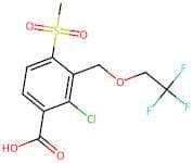 2-Chloro-4-(methylsulfonyl)-3-((2,2,2-trifluoroethoxy)methyl)benzoic acid