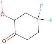 4,4-Difluoro-2-methoxycyclohexanone