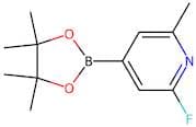 2-Fluoro-6-methyl-4-(4,4,5,5-tetramethyl-1,3,2-dioxaborolan-2-yl)pyridine