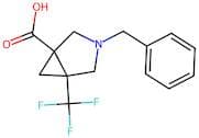 3-Benzyl-5-(trifluoromethyl)-3-azabicyclo[3.1.0]hexane-1-carboxylic acid