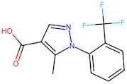 5-Methyl-1-[2-(trifluoromethyl)phenyl]-1H-pyrazole-4-carboxylic acid