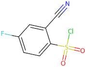 2-Cyano-4-fluorobenzene-1-sulfonyl chloride