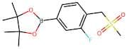 2-(3-Fluoro-4-((methylsulfonyl)methyl)phenyl)-4,4,5,5-tetramethyl-1,3,2-dioxaborolane