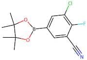 3-Chloro-2-fluoro-5-(4,4,5,5-tetramethyl-1,3,2-dioxaborolan-2-yl)benzonitrile