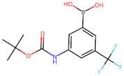 (3-((tert-Butoxycarbonyl)amino)-5-(trifluoromethyl)phenyl)boronic acid
