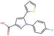 1-(4-Fluorophenyl)-5-(thiophen-2-yl)-1H-pyrazole-3-carboxylic acid
