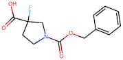 1-((Benzyloxy)carbonyl)-3-fluoropyrrolidine-3-carboxylic acid