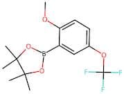 2-(2-Methoxy-5-(trifluoromethoxy)phenyl)-4,4,5,5-tetramethyl-1,3,2-dioxaborolane