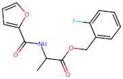 2-Fluorobenzyl (furan-2-carbonyl)alaninate