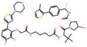 (2S,4R)-1-((S)-2-(5-(2-(2,3-Difluoro-6-(2-morpholinothiazol-4-yl)phenoxy)acetamido)pentanamido)-3,…