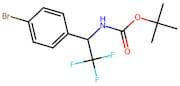 tert-Butyl (1-(4-bromophenyl)-2,2,2-trifluoroethyl)carbamate
