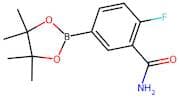 2-Fluoro-5-(tetramethyl-1,3,2-dioxaborolan-2-yl)benzamide