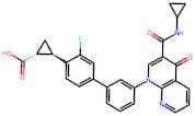 (1R,2R)-2-(3'-(3-(Cyclopropylcarbamoyl)-4-oxo-1,8-naphthyridin-1(4H)-yl)-3-fluoro-[1,1'-biphenyl]-…